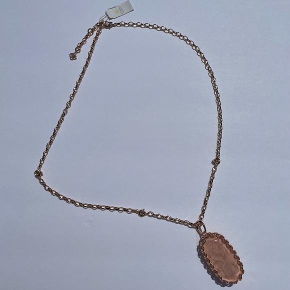 NWT Kendra Scott Macrame Reid Statement Pendant Necklace - Picture 2 of 12